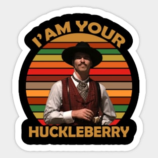 I'm Your Huckleberry-Retro Sticker